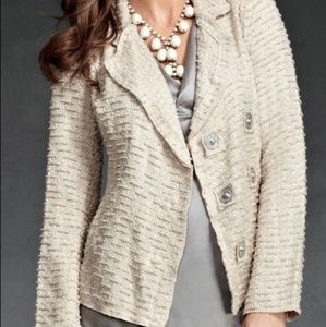 Cabi Chenille Jacket Wheat #985 NWTs